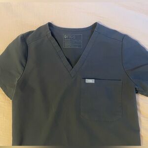 Figs women's Charcoal - One-Pocket Scrub Top - XS